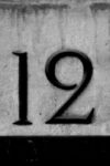 The Number - 12 - Numbers - Black & White