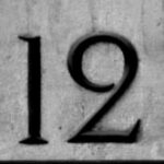 The Number - 12 - Numbers - Black & White