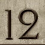 The Number - 12 - Numbers - Sepia Tone