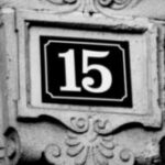 The Number - 15-1 - Numbers - Black & White