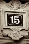 The Number - 15-1 - Numbers - Sepia Tone