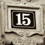 The Number - 15-1 - Numbers - Sepia Tone