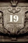 The Number - 19 - Numbers - Sepia Tone