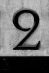 The Number - 2-1 - Numbers - Black & White