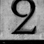 The Number - 2-1 - Numbers - Black & White
