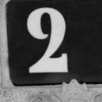 The Number - 2-2 - Numbers - Black & White