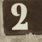 The Number - 2-1 - Numbers - Sepia Tone