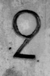 The Number - 2-3 - Numbers - Black & White