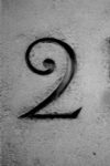 The Number - 2-4 - Numbers - Black & White