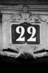 The Number - 22 - Numbers - Black & White