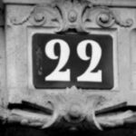 The Number - 22 - Numbers - Black & White