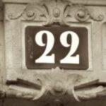 The Number - 22 - Numbers - Sepia Tone