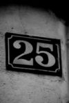 The Number - 25-2 - Numbers - Black & White