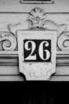 The Number - 26 - Numbers - Black & White