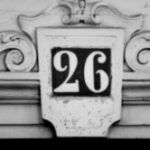 The Number - 26 - Numbers - Black & White