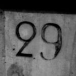 The Number - 29 - Numbers - Black & White