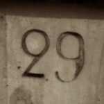 The Number - 29 - Numbers - Sepia Tone