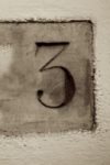 The Number - 3-1 - Numbers - Sepia Tone