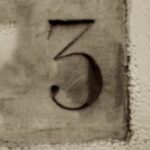 The Number - 3-1 - Numbers - Sepia Tone