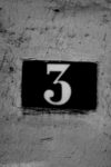 The Number - 3-2 - Numbers - Black & White