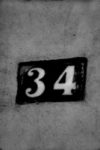 The Number - 34 - Numbers - Black & White