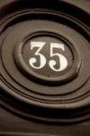 The Number - 35 - Numbers - Sepia Tone