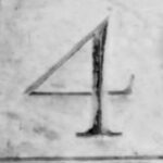 The Number - 4-1 - Numbers - Black & White