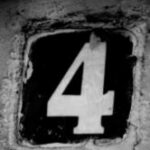 The Number - 4-3 - Numbers - Black & White