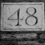 The Number - 48 - Numbers - Black & White