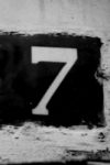 The Number - 7-1 - Numbers - Black & White