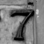 The Number - 7-2 - Numbers - Black & White