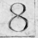 The Number - 8 - Numbers - Black & White