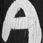 The Letter a_9 - Black & White