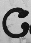 The Letter c_8 - Black & White