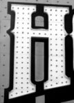 The Letter h_2 - Black & White