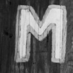 The Letter m_6 - Black & White