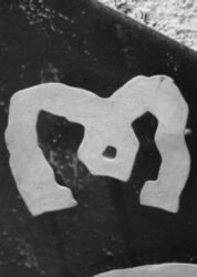 The Letter m_7 - Black & White