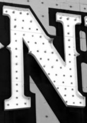 The Letter n_1 - Black & White