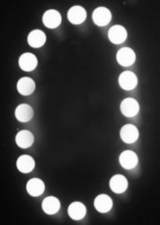 The Letter o_15 - Black & White