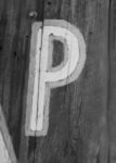 The Letter p_4 - Black & White