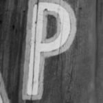 The Letter p_4 - Black & White