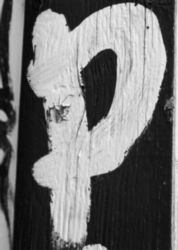 The Letter p_7 - Black & White