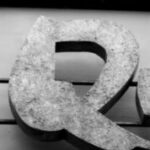 The Letter q_5 - Black & White