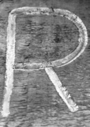 The Letter r_10 - Black & White