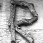 The Letter r_8 - Black & White