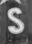 The Letter s_10 - Black & White