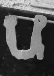 The Letter u_7 - Black & White