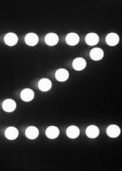 The Letter z_8 - Black & White