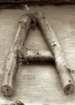 The Letter a_10 - Accent - Sepia Tone