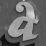 The Letter a_11 - Accent - Black & White